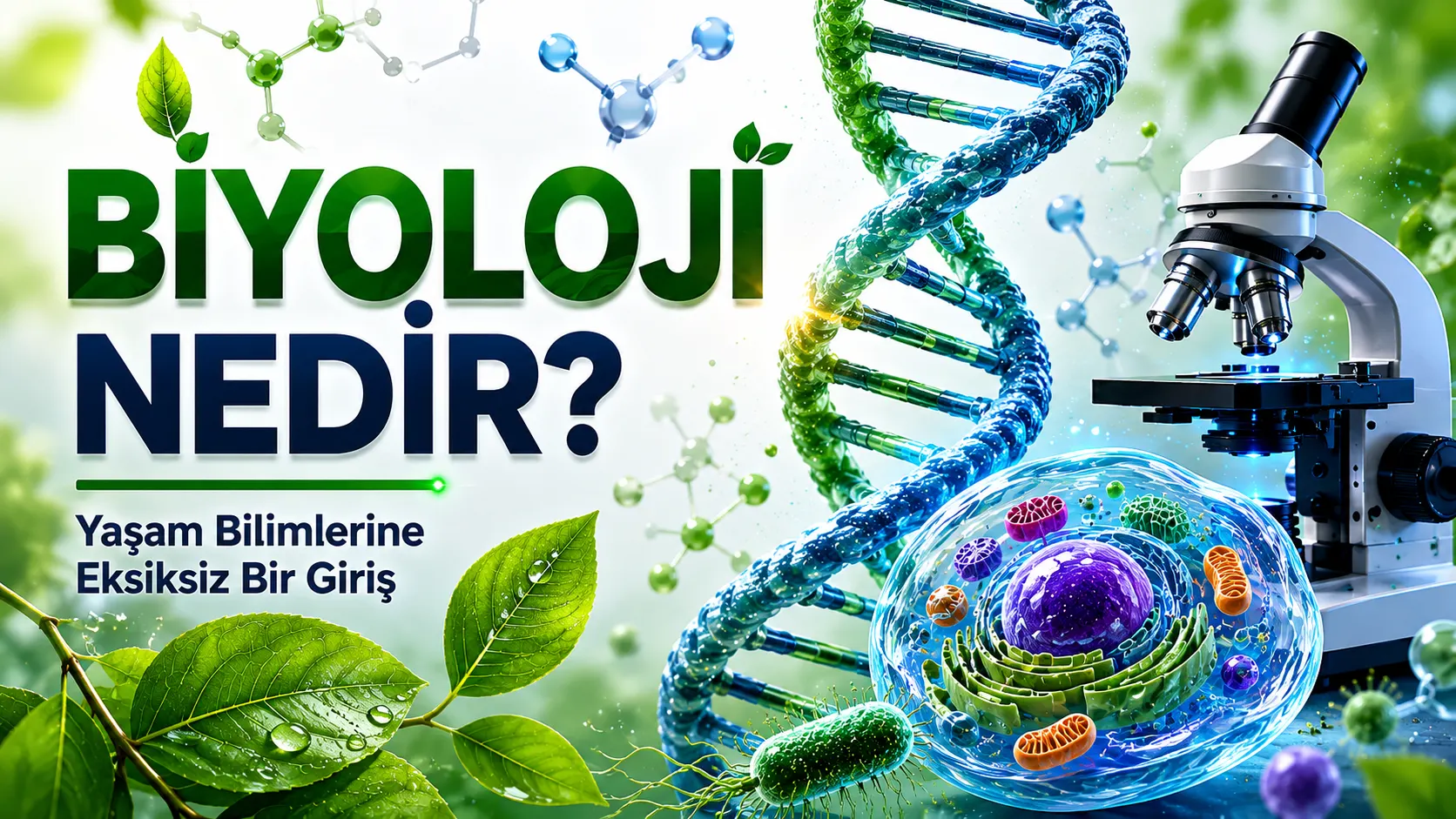 Biyoloji Nedir? Yaşam Bilimlerine Eksiksiz Bir Giriş görseli